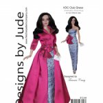 Выкройка PDF в натуральную величину / вечерний наряд для кукол Тоннер Tonner ростом 40-41 см