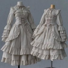 Выкройка для куклы 1/4 и 1/3 BJD историческое платье / PDF в натуральную величину / + МК с фото