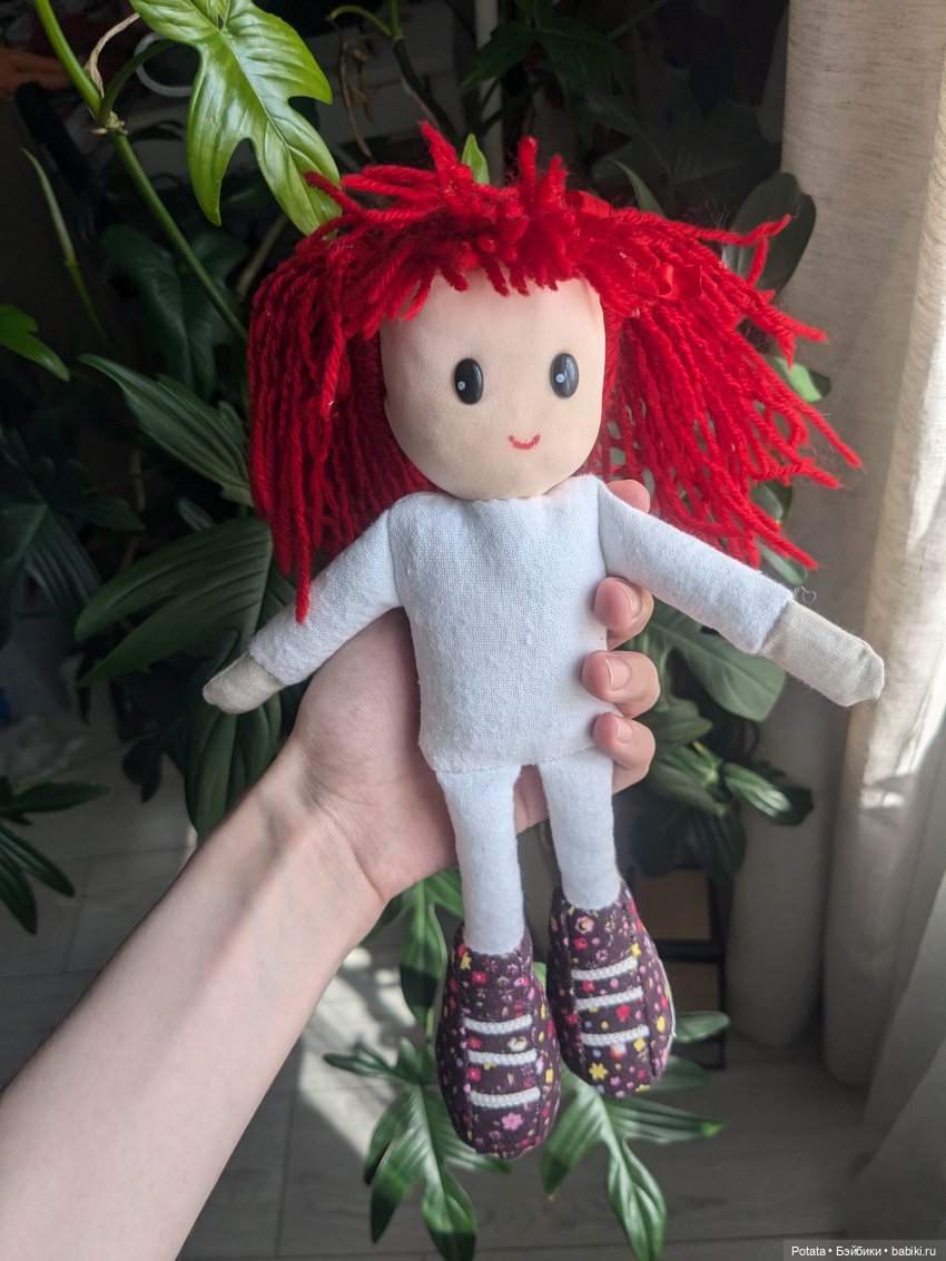 Шью новое тело для старой текстильной куклы