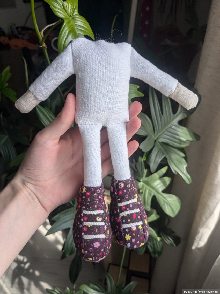Шью новое тело для старой текстильной куклы (фото 10)