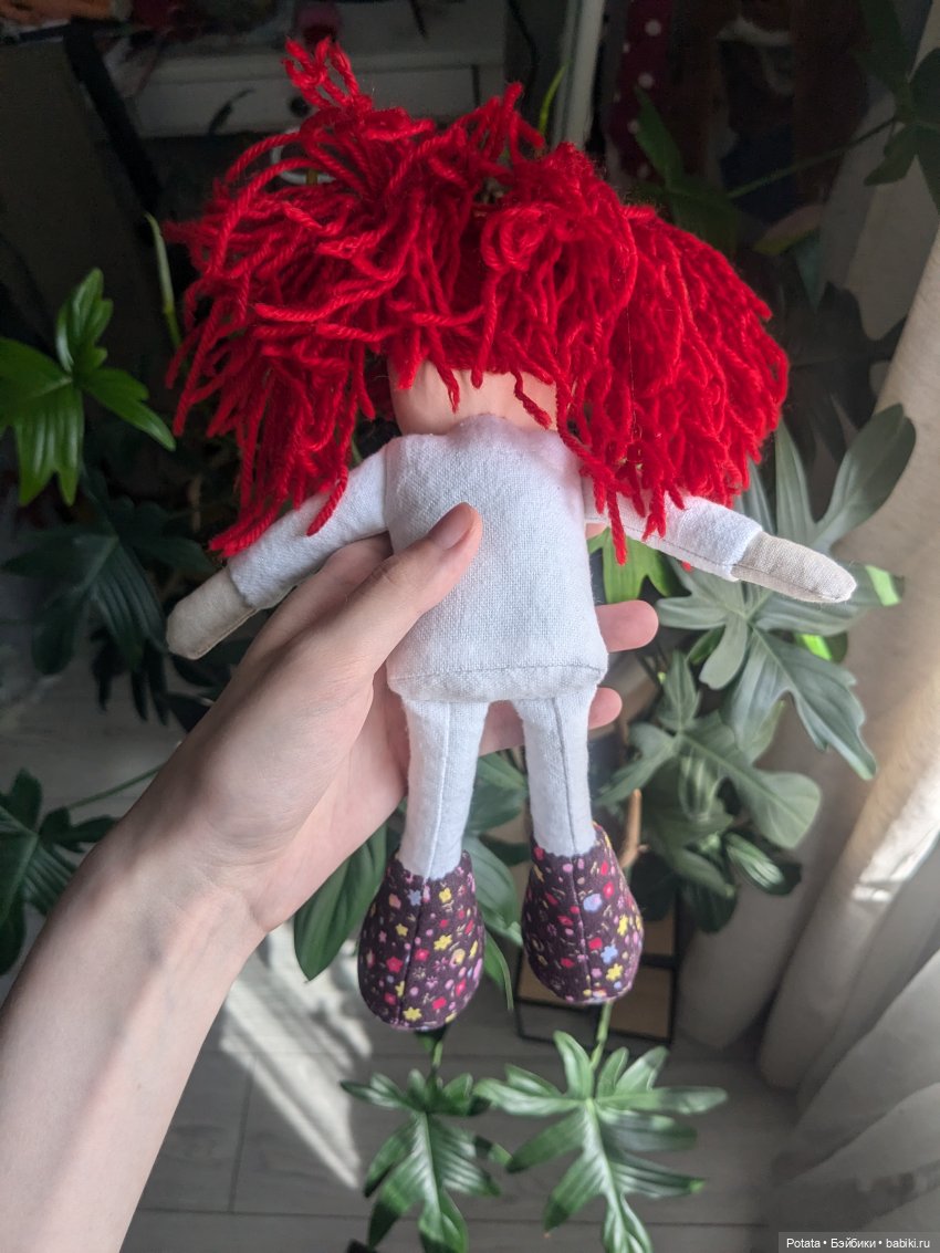 Шью новое тело для старой текстильной куклы