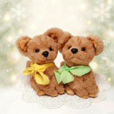 Щенок, мягкая игрушка ручной работы