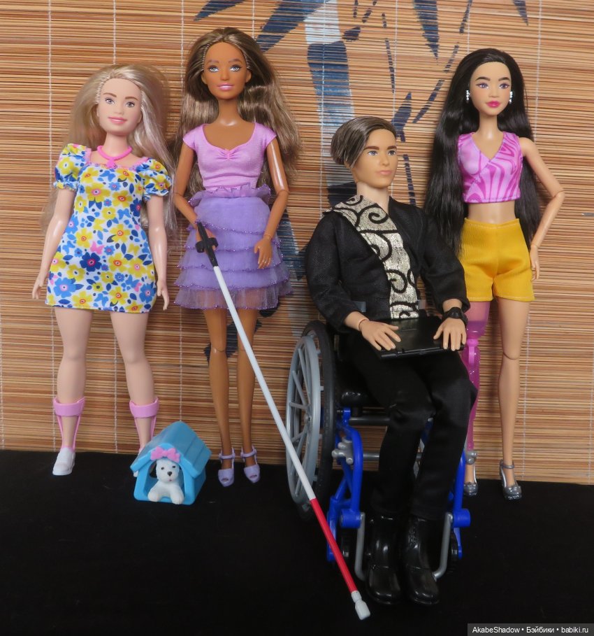 Неожиданно: инвалиды и инклюзии от Маттел
