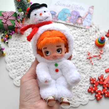 А у меня снеговичок!