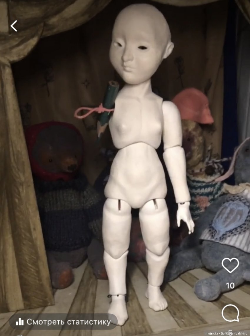 Первые шарнирки. Сборка — Авторские шарнирные куклы своими руками: лепка