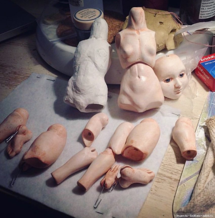 Первые шарнирки. Марафет — Авторские шарнирные куклы своими руками: лепка