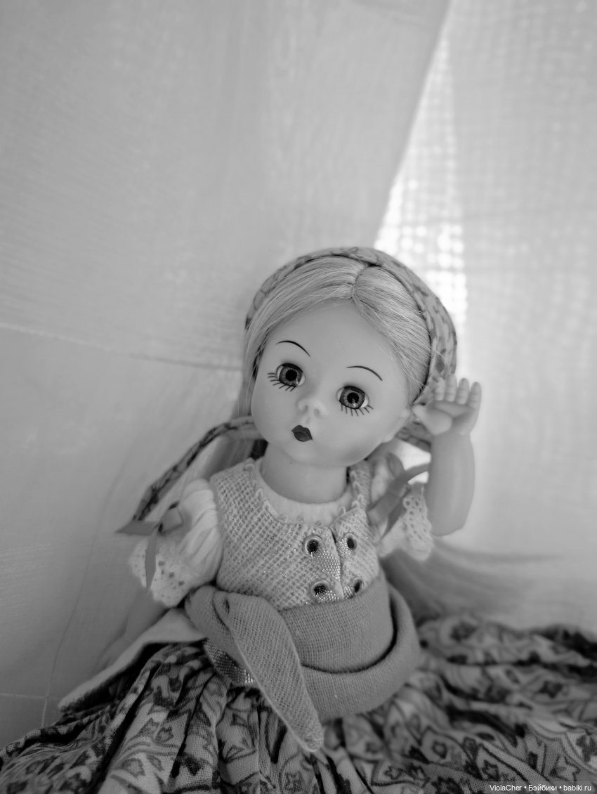 В черно-белом — Куклы Madame Alexander (Мадам Александер): винтаж (фото 4)