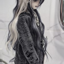 Парик для бжд куклы 1/4