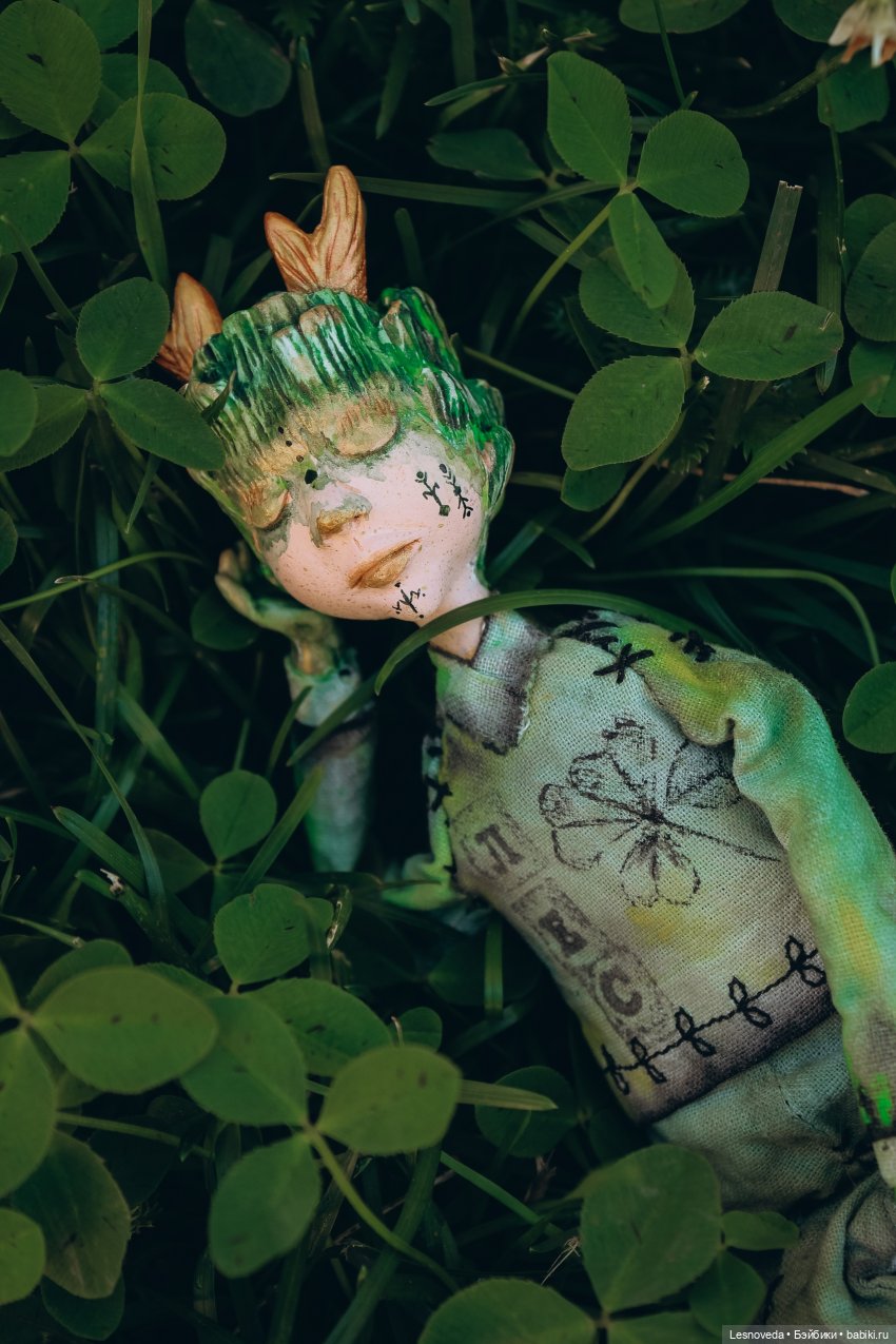 Малыш Лес — Лепка авторских кукол: полимерная глина