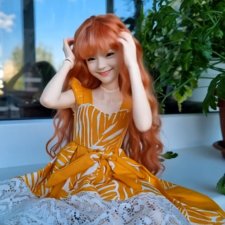 Парик натуральный для куклы Иден