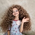Паричок афро-кудряшки для бжд кукол
