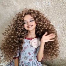 Паричок афро-кудряшки для бжд кукол