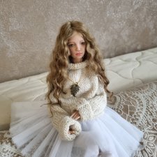 Парик на куклу бжд с ОГ  10,5 см от Натальи Петровой