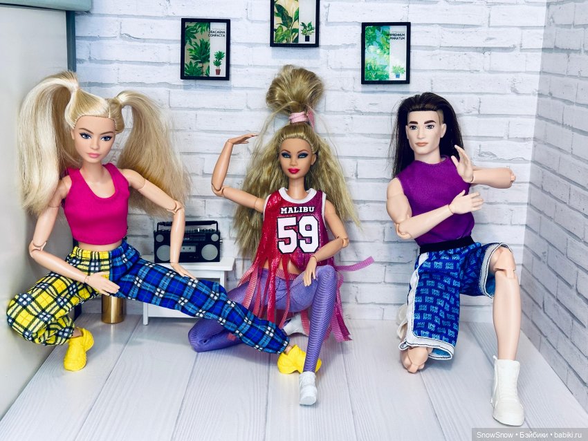 Спортивный день 💪 — Куклы Barbie (Барби): Looks
