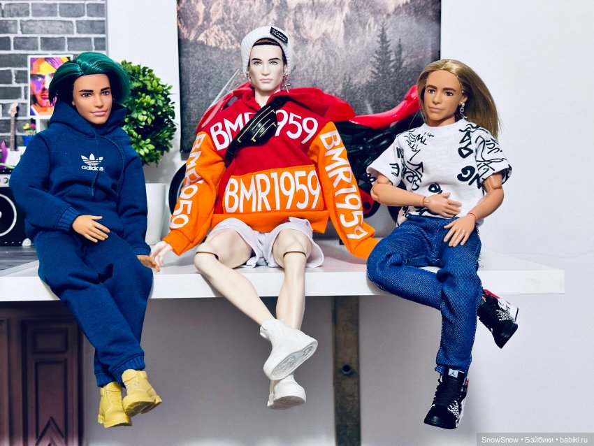 Трио новеньких парней — Куклы Barbie (Барби): Looks
