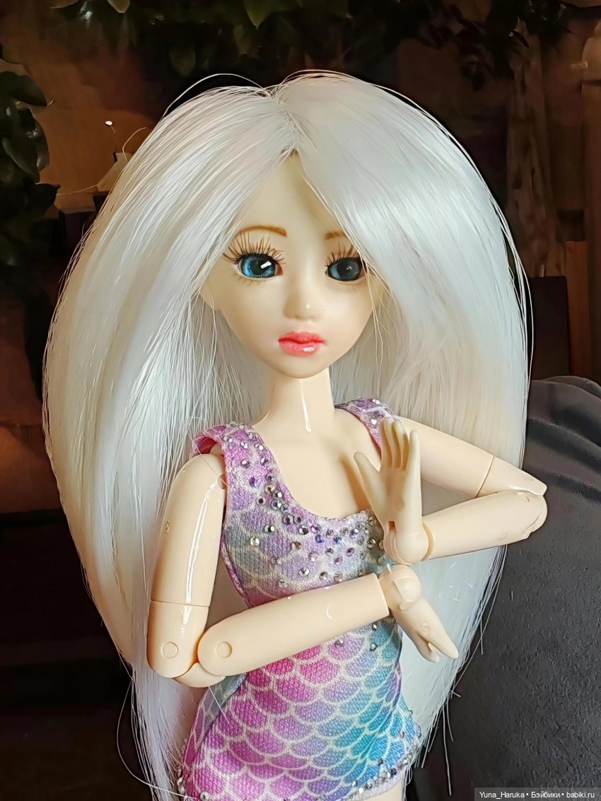 Парик для Юны (Харука) методом тамбуровки (фото 2)