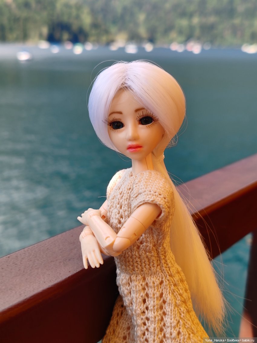 Парик для Юны (Харука) методом тамбуровки (фото 3)