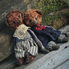 Винтажный мишка тедди