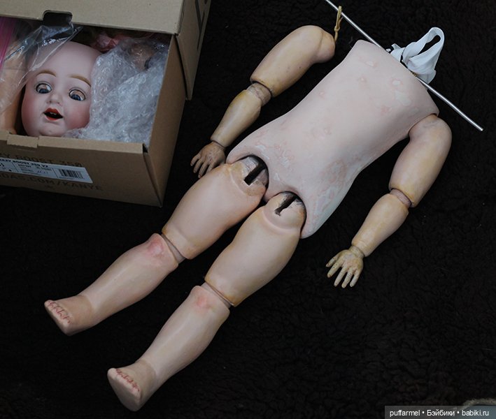 Ремонт антикварной куклы от Morimura Bros | Бэйбики Ремонт антикварной куклы от Morimura Bros (фото 5)