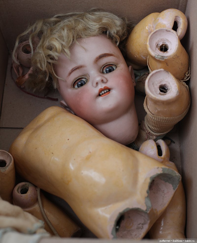 Красотка от Simon & Halbig. Восстановление антикварной куклы | Бэйбики Красотка от Simon & Halbig. Восстановление антикварной куклы (фото 2)