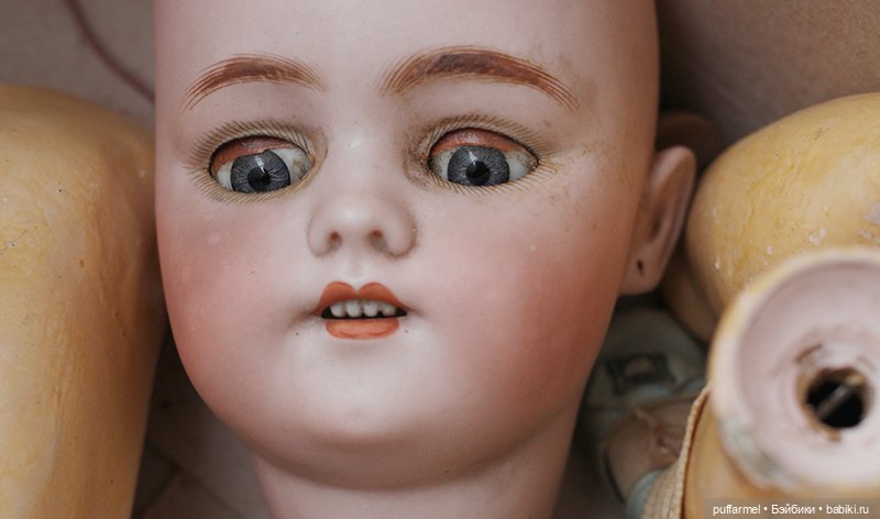 Красотка от Simon & Halbig. Восстановление антикварной куклы | Бэйбики Красотка от Simon & Halbig. Восстановление антикварной куклы (фото 3)