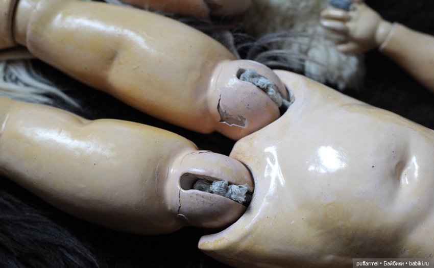 Heinrich Handwerk Simon Halbig. Восстановление куклы. Небольшие подробности. Часть 2 (фото 4)