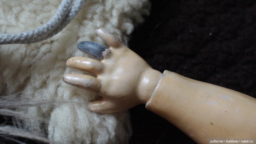 Heinrich Handwerk Simon Halbig. Восстановление куклы. Небольшие подробности. Часть 2 (фото 3)