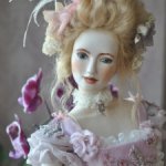 Авторская кукла из фарфора Мария