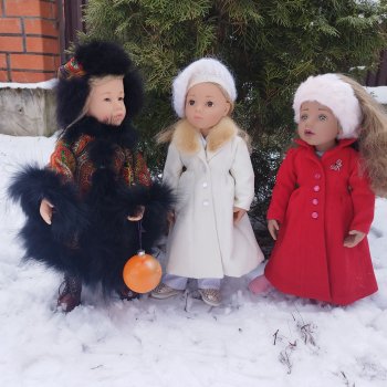 Зимняя прогулка с Готц