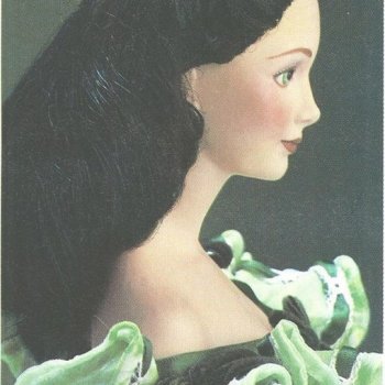 Кукла Вивьен Ли в образе Скарлетт О'Хара от Franklin Mint Heirloom Dolls