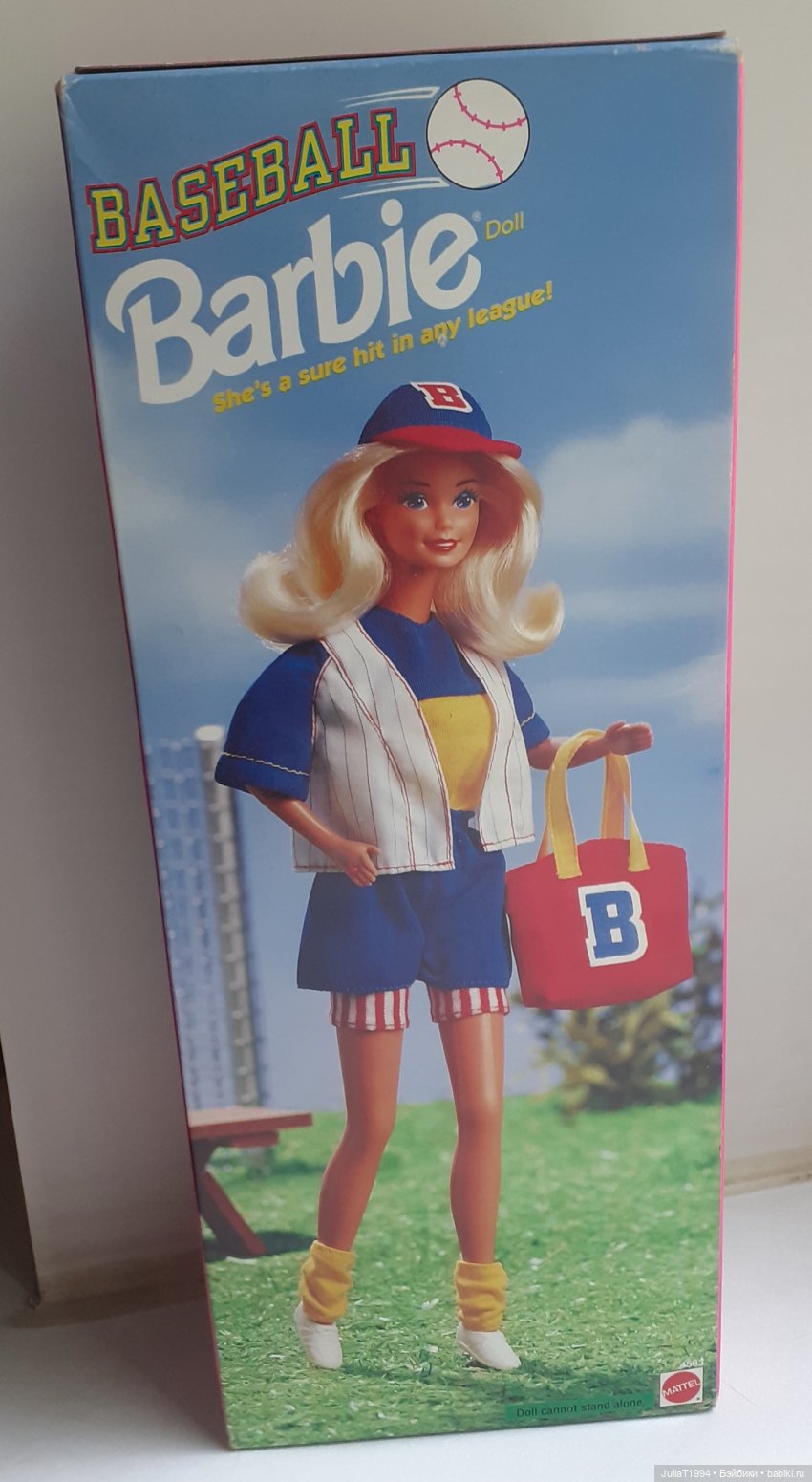 Распаковка Барби-бейсболистки Barbie Baseball (1992) (фото 2)