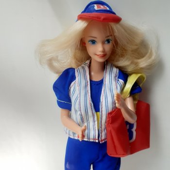 Распаковка Барби-бейсболистки Barbie Baseball (1992)