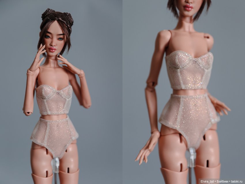 Нежное прозрачное белье для Moon JoyDolls