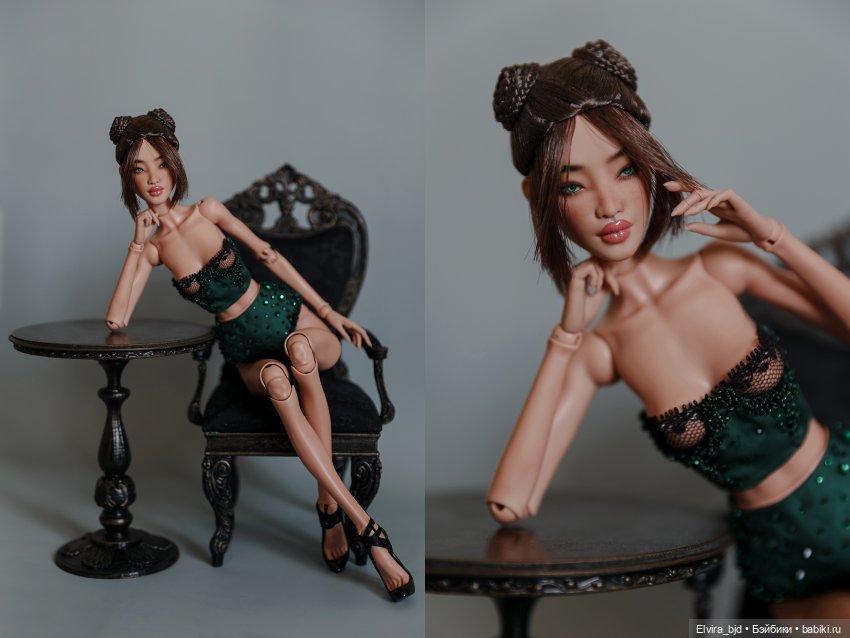 Зеленый ей к лицу. Белье для Joydolls | Бэйбики Зеленый ей к лицу. Белье для Joydolls