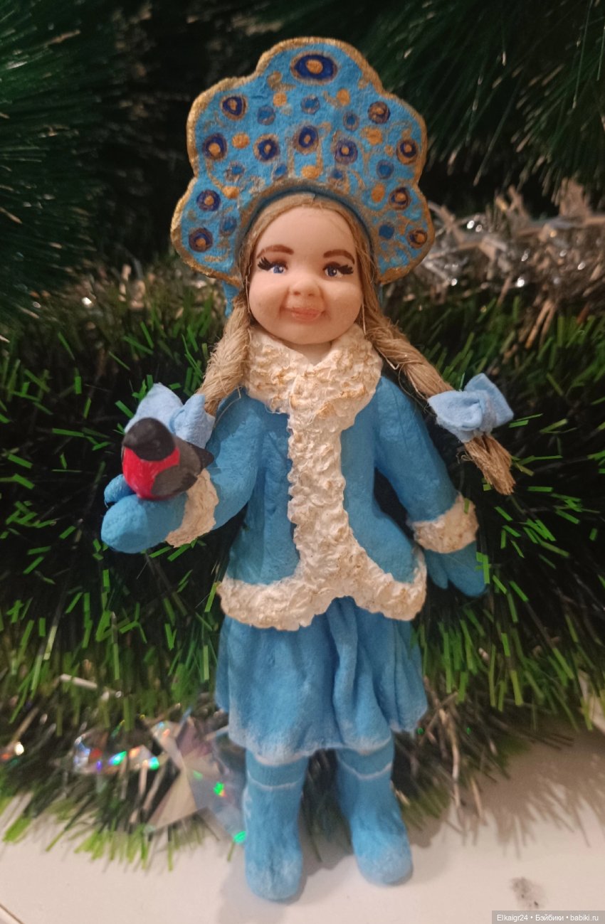 Ватная ёлочная игрушка