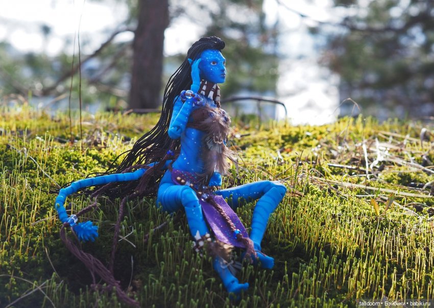 BJD по мотивам фильма "Аватар" высотой около 24см