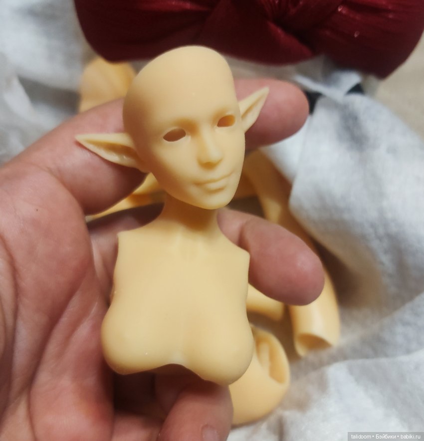 Процесс создания bjd — Авторские шарнирные куклы своими руками: лепка (фото 5)