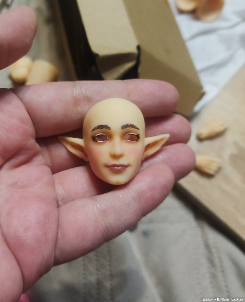Процесс создания bjd — Авторские шарнирные куклы своими руками: лепка (фото 6)