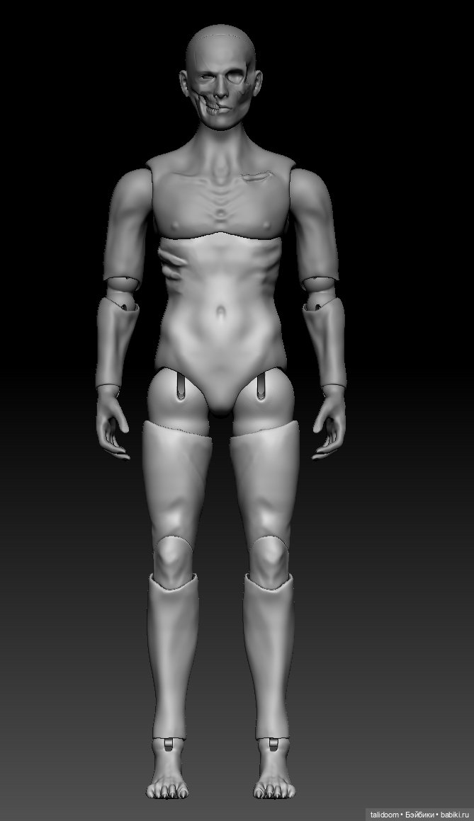 Сравнение 3d моделей и готовых кукол (фото 7)