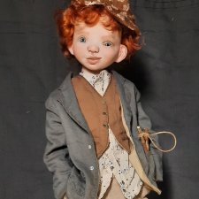 Кукла коллекционная. Мальчуган хулиган