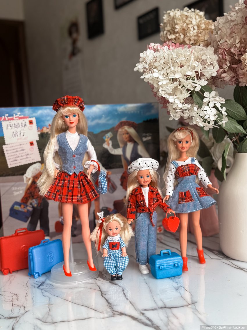 Обзор набора Barbie Travelin Sisters