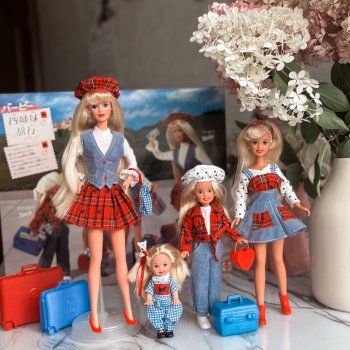 Обзор набора Barbie Travelin Sisters