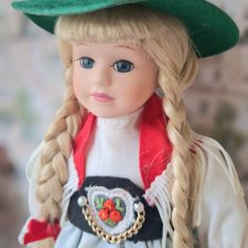 Фарфоровая кукла Австрия