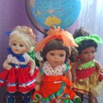 Лот из 6 кукол "Дети мира" Marie Osmond