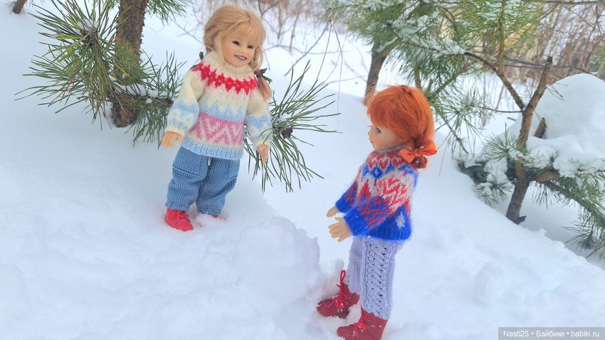Зимняя прогулка ⛄️☃️🌲❄️ — Куклы Heidi Plusczok (Хайди/Хейди Плюсчок) — фото (фото 4)