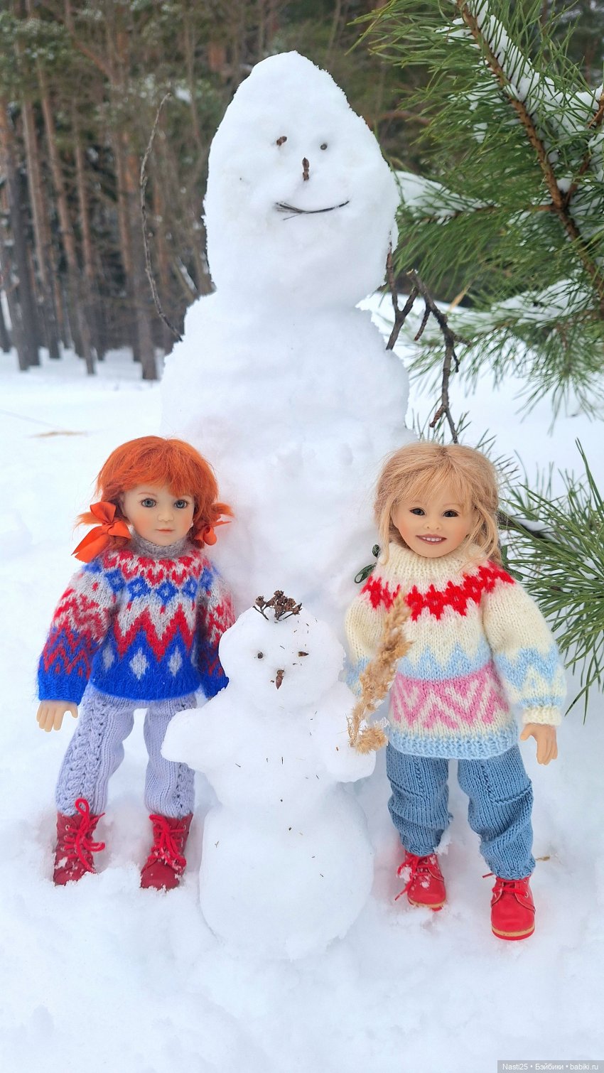 Зимняя прогулка ⛄️☃️🌲❄️ — Куклы Heidi Plusczok (Хайди/Хейди Плюсчок) — фото (фото 7)