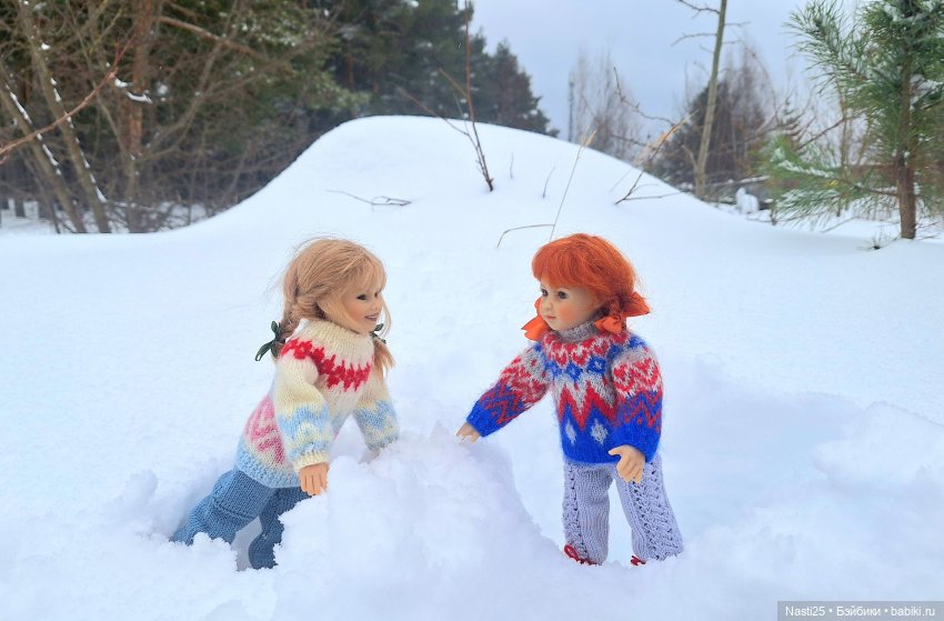 Зимняя прогулка ⛄️☃️🌲❄️ — Куклы Heidi Plusczok (Хайди/Хейди Плюсчок) — фото (фото 3)