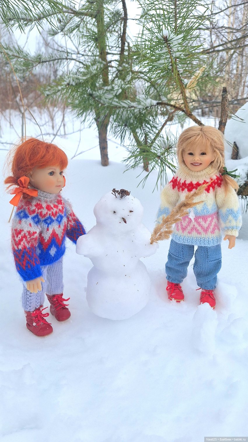 Зимняя прогулка ⛄️☃️🌲❄️ — Куклы Heidi Plusczok (Хайди/Хейди Плюсчок) — фото (фото 5)