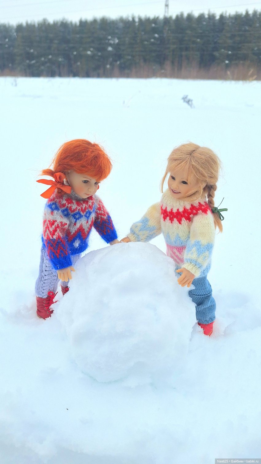 Зимняя прогулка ⛄️☃️🌲❄️ — Куклы Heidi Plusczok (Хайди/Хейди Плюсчок) — фото (фото 6)