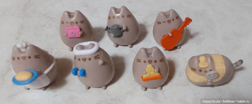 Pusheen'чики — Фигурки Киндер Сюрприз (Kinder) (фото 4)